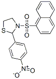 Thiazolidine, 3-(1-naphthalenylsulfonyl)-2-(4-nitrophenyl)- (9ci) Structure,537678-26-5Structure