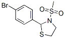 Thiazolidine, 2-(4-bromophenyl)-3-(methylsulfonyl)- (9ci) Structure,537678-41-4Structure