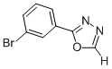 2-(3-Bromophenyl)-1,3,4-oxadiazole Structure,5378-34-7Structure