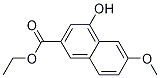 4-Hydroxy-6-methoxy-2-naphthalenecarboxylic acid ethyl ester Structure,538343-03-2Structure