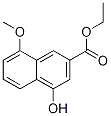 4-Hydroxy-8-methoxy-2-naphthalenecarboxylic acid ethyl ester Structure,538343-04-3Structure