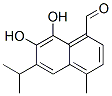 7,8-Dihydroxy-6-isopropyl-4-methyl-1-naphthalenecarbaldehyde Structure,53915-46-1Structure