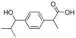 Benzeneacetic acid,4-(1-hydroxy-2-methylpropyl)-alpha-methyl- (9ci) Structure,53949-53-4Structure