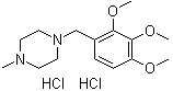 N-methyl trimetazidine dihydrochloride Structure,53960-20-6Structure