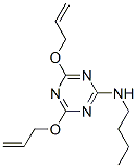 4,6-双(烯丙氧基)-n-丁基-1,3,5-噻嗪-2-胺结构式_53973-02-7结构式