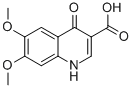 6,7-Dimethoxy-4-oxo-1,4-dihydro-quinoline-3-carboxylic acid Structure,53977-29-0Structure