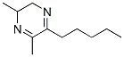 Pyrazine,2,3-dihydro-2,6-dimethyl-5-pentyl- (9ci) Structure,539826-70-5Structure