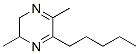 (9ci)-2,3-二氢-2,5-二甲基-6-戊基吡嗪结构式_539826-71-6结构式