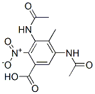 3,5-Bis(acetylamino)-4-methyl-2-nitro-benzoic acid Structure,54002-30-1Structure