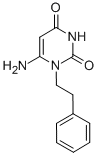 6-氨基-1-(2-苯基乙基)嘧啶-2,4(1h,3h)-二酮结构式_54052-76-5结构式