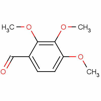 三甲氧基苯甲醛结构式_54061-90-4结构式