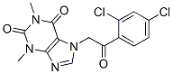 1H-purine-2,6-dione,7-[2-(2,4-dichlorophenyl)-2-oxoethyl ]-3,7-dihydro-1,3-dimethyl- Structure,540773-64-6Structure