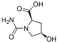 D-proline,1-(aminocarbonyl)-4-hydroxy-,cis-(9ci) Structure,54080-04-5Structure