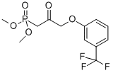 2-Oxo-3-(3-trifluoromethyl-phenoxy)-propyl]-phosphonic acid dimethyl ester Structure,54094-19-8Structure