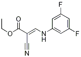 (E)-ethyl 2-cyano-3-(3,5-difluorophenylamino)acrylate Structure,541505-10-6Structure