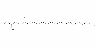 Monopalmitin Structure,542-44-9Structure