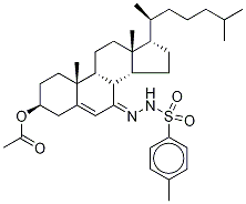 7-P-toluenesulfonylhydrazide cholesterol 3-acetate Structure,54201-67-1Structure