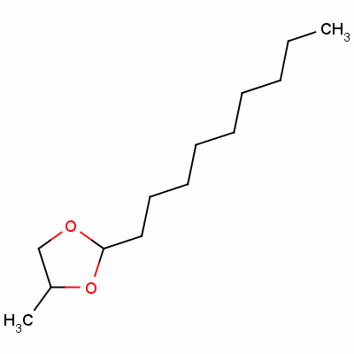 1,3-Dioxolane, 4-methyl-2-nonyl- Structure,5421-12-5Structure