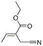 Ethyl (2e)-2-(cyanomethyl)-2-butenoate Structure,54244-77-8Structure