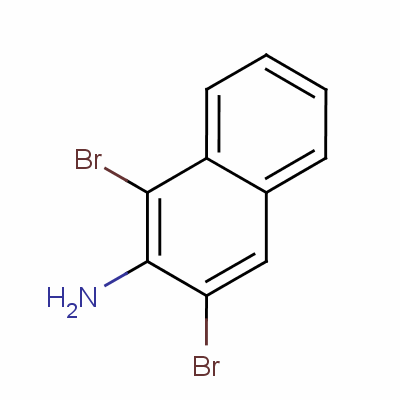 1,3-Dibromonaphthalen-2-amine Structure,54288-95-8Structure