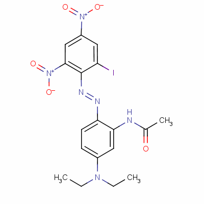 N-[5-(diethylamino)-2-[(2-iodo-4,6-dinitrophenyl)azo]phenyl ]acetamide Structure,54292-18-1Structure