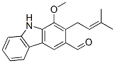 1-Methoxy-2-(3-methyl-2-butenyl)-9h-carbazole-3-carbaldehyde Structure,54313-18-7Structure