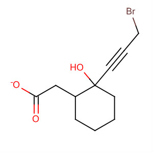 1-(3-Bromoprop-1-ynyl)cyclohexyl acetate Structure,54315-45-6Structure