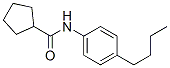 Cyclopentanecarboxamide,n-(4-butylphenyl)-(9ci) Structure,543693-63-6Structure