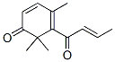 4,6,6-Trimethyl-5-[(e)-1-oxo-2-butenyl ]-2,4-cyclohexadien-1-one Structure,54382-49-9Structure