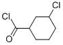 Cyclohexanecarbonyl chloride,3-chloro-(9ci) Structure,54417-92-4Structure