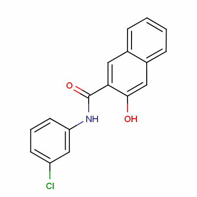 N-(3-chlorophenyl)-3-hydroxynaphthalene-2-carboxamide Structure,5442-40-0Structure