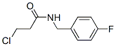 3-Chloro-N-(4-fluorobenzyl)propanamide Structure,544440-95-1Structure