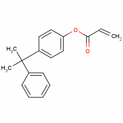 4-(1-Methyl-1-phenylethyl)phenyl acrylate Structure,54449-74-0Structure