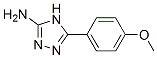 5-(4-Methoxyphenyl)-4H-1,2,4-triazol-3-amine Structure