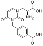 (As)-alpha-氨基-3-[(4-羧基苯基)甲基]-3,4-二氢-2,4-二氧代-1(2H)-嘧啶丙酸结构式_544697-47-4结构式