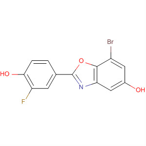 7-Bromo-2-(3-fluoro-4-hydroxyphenyl)-1,3-benzoxazol-5-ol Structure,544704-73-6Structure