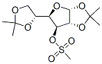 1,2:5,6-Di-O-isopropylidene-3-O-(methylsulfonyl)-alpha-D-glucofuranose Structure