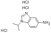 1-异丙基-1H-苯并咪唑-5-胺三盐酸盐结构式_54513-37-0结构式