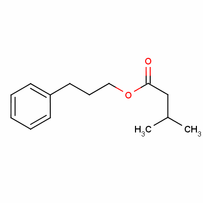 Butanoic acid, 3-methyl-, 3-phenylpropyl ester Structure,5452-07-3Structure