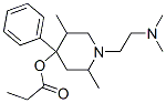 2,5-Dimethyl-1-(2-dimethylaminoethyl)-4-phenyl-4-propionyloxypiperidine Structure,54521-82-3Structure