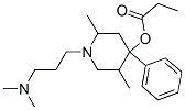 2,5-Dimethyl-1-(3-dimethylaminopropyl)-4-phenyl-4-propionyloxypiperidine Structure,54521-94-7Structure