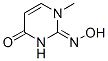 2,4(1H,3h)-pyrimidinedione,1-methyl-,2-oxime(9ci) Structure,545379-74-6Structure