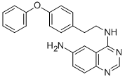 6-氨基-4-(4-苯氧基苯基乙基氨基)喹唑啉结构式_545380-34-5结构式