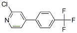 2-Chloro-4-(4-trifluoromethylphenyl)pyridine Structure,545396-54-1Structure