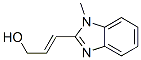 (2E)-3-(1-甲基-1H-苯并咪唑-2-基)-2-丙烯-1-醇结构式_545421-26-9结构式