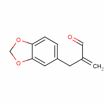 Alpha-亚甲基-1,3-苯并二氧杂环戊烯-5-丙醛结构式_54546-95-1结构式