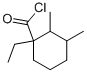 Cyclohexanecarbonyl chloride,1-ethyl-2,3-dimethyl-(9ci) Structure,54556-69-3Structure