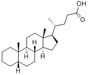 5β-胆烷酸结构式_546-18-9结构式