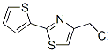 4-(Chloromethyl)-2-(2-thienyl)-1,3-thiazole Structure,54679-16-2Structure