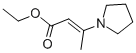 Ethyl (e)-3-(1-pyrrolidino)crotonate Structure,54716-02-8Structure